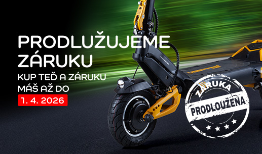 Prodloužená záruka na koloběžky Vsett!