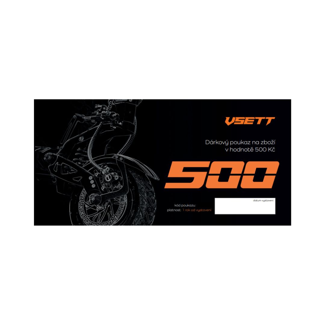 Dárkový voucher na 500 Kč